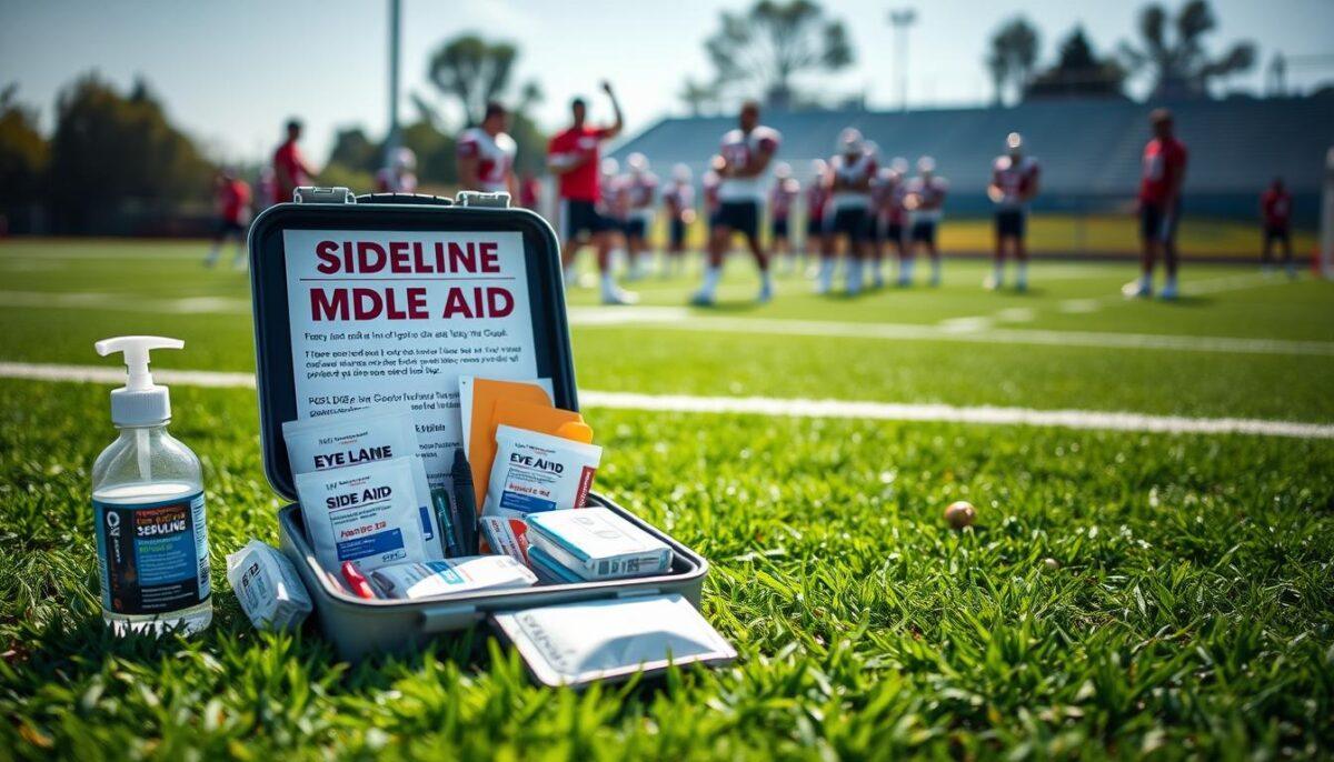 sideline eye first aid