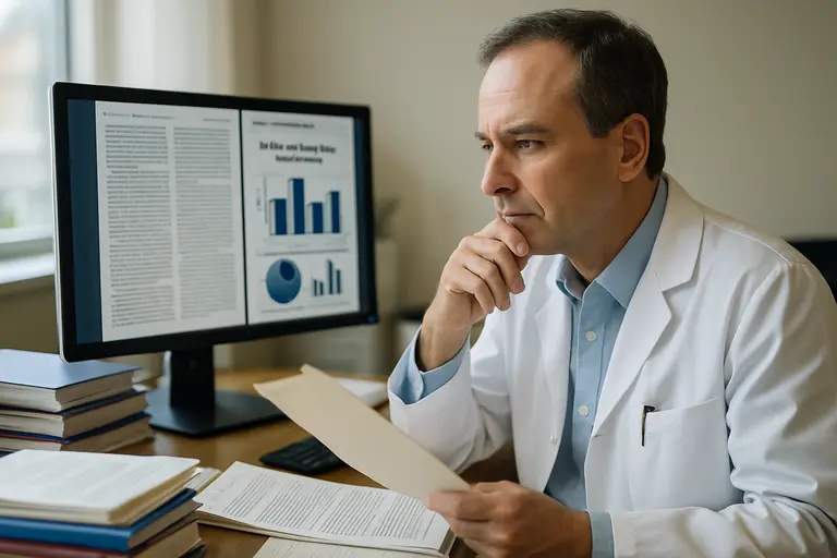 Calendar and eye pressure chart used to plan glaucoma follow-up visits