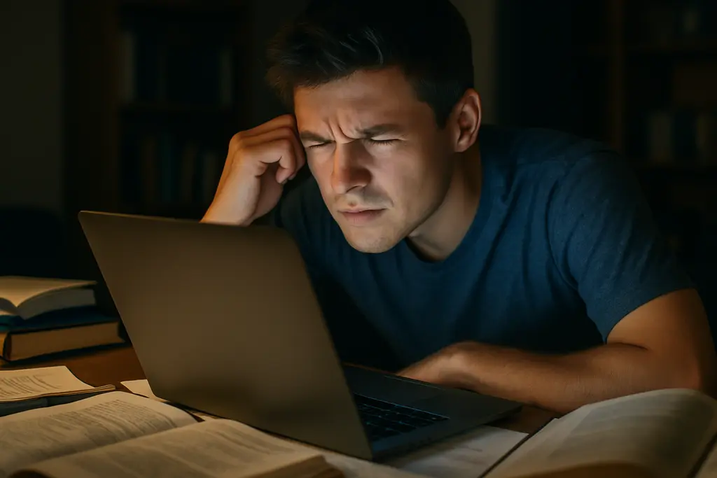Vision Training Limits for Student Eye Strain